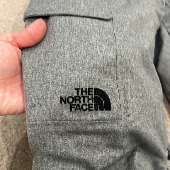 THE NORTH FACE Heathered Gray Freedom Insulated Winter Snow Pants Bottoms XS - Picture 8 of 16
